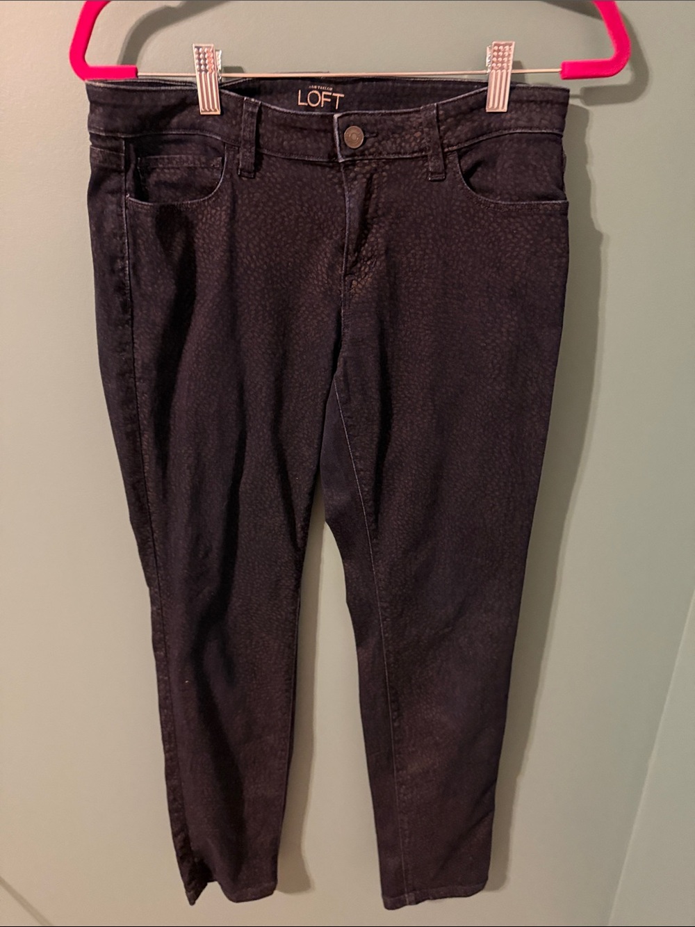 LOFT Women’s Black Skinny Ankle Jeans